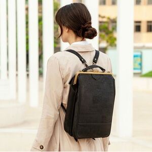 Laflore Paris Bobobark backpack purse in black